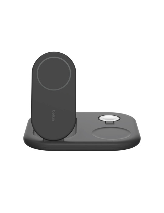 BELKIN Station de recharge sans fil 3-en-1 avec Qi2 (15W) (Noir)