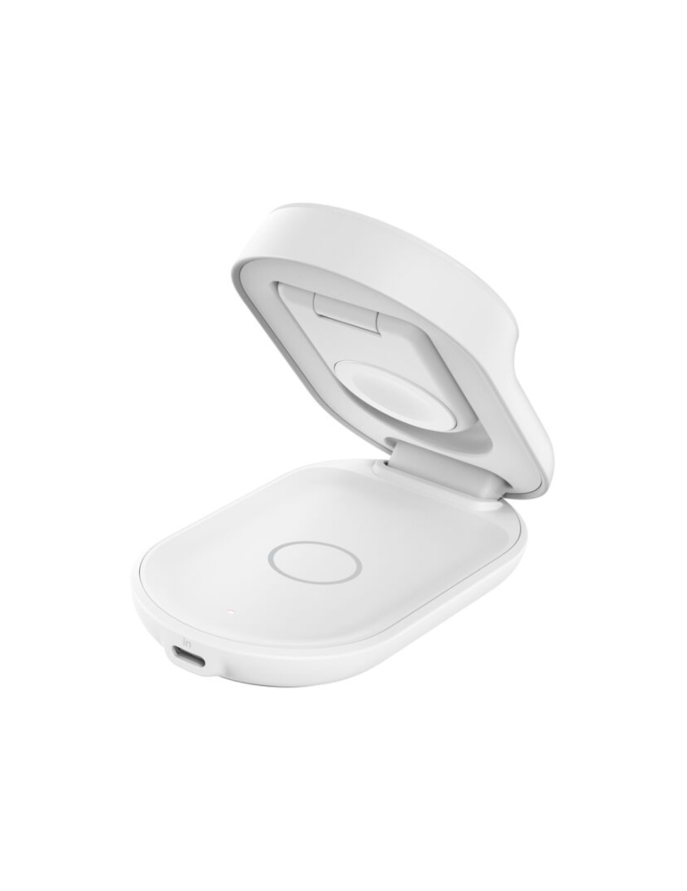 BELKIN Station de Recharge Magnétique 3-en-1 Qi2 (25W) (Blanc)