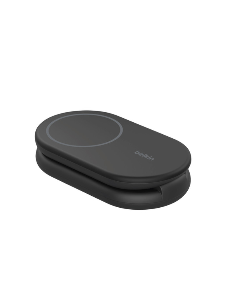BELKIN Station de recharge sans fil 2-en-1 avec Qi2 (15W) (Noir)