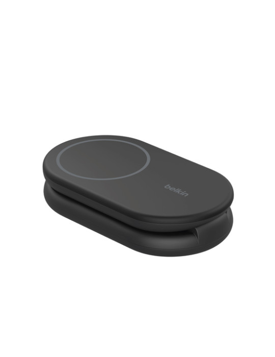 BELKIN Station de recharge sans fil 2-en-1 avec Qi2 (15W) (Noir)