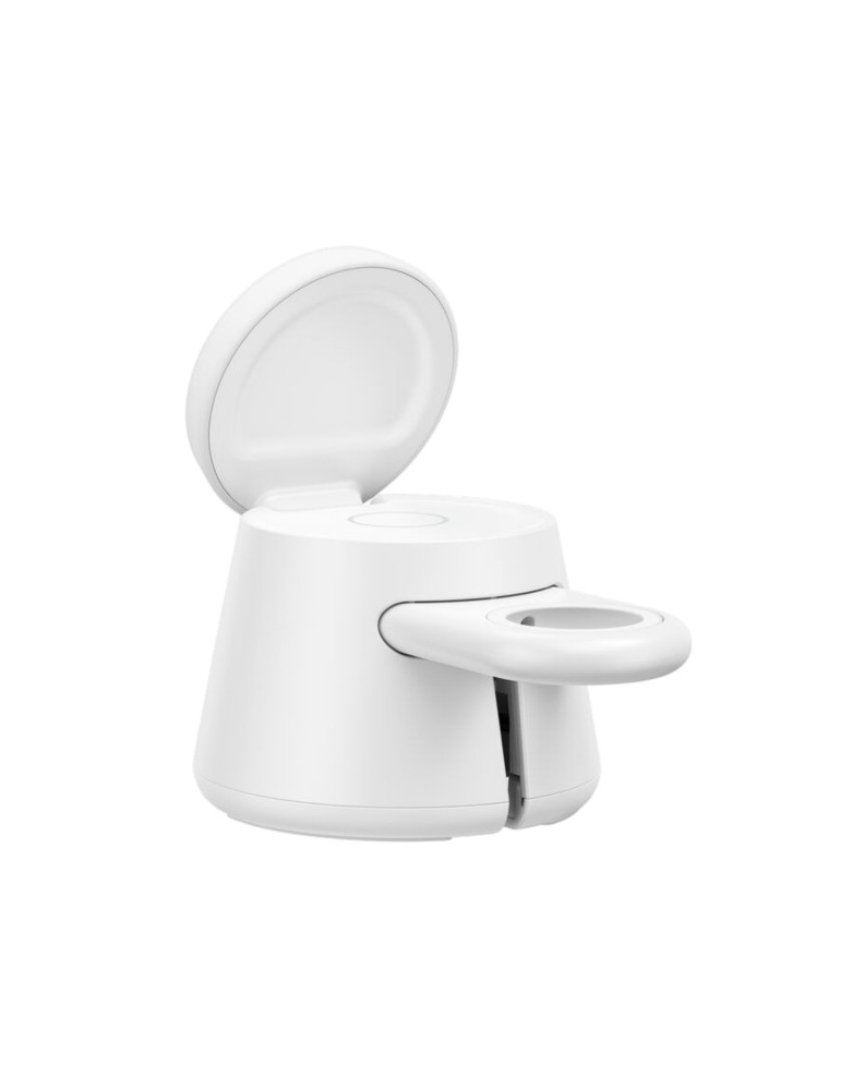 BELKIN Station de Recharge Modulaire 3-en-1 Qi2 25W (Blanc)
