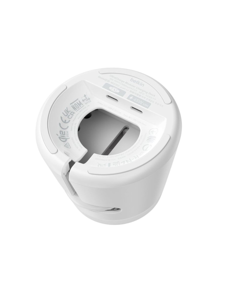 BELKIN Station de Recharge Modulaire 3-en-1 Qi2 25W (Blanc)