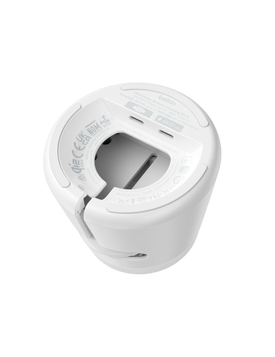 BELKIN Station de Recharge Modulaire 3-en-1 Qi2 25W (Blanc)