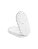 BELKIN Station de recharge sans fil 2-en-1 avec Qi2 (15W) (Blanc)