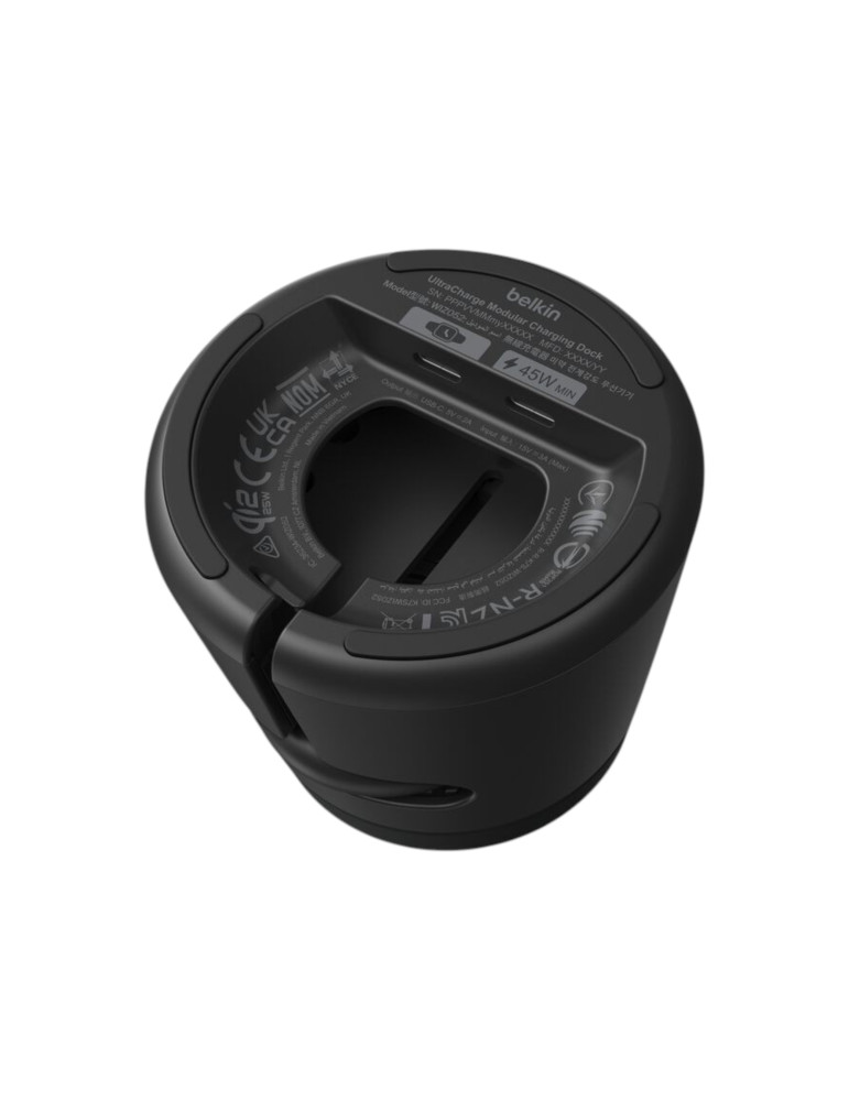 BELKIN Station de Recharge Modulaire 3-en-1 Qi2 25W (Noir)