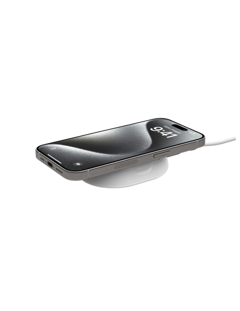 BELKIN Support de recharge magnétique Qi2 et pliable (15W) (Blanc)
