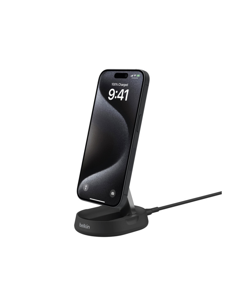 BELKIN Support de recharge magnétique Qi2 et pliable (15W) (Noir)