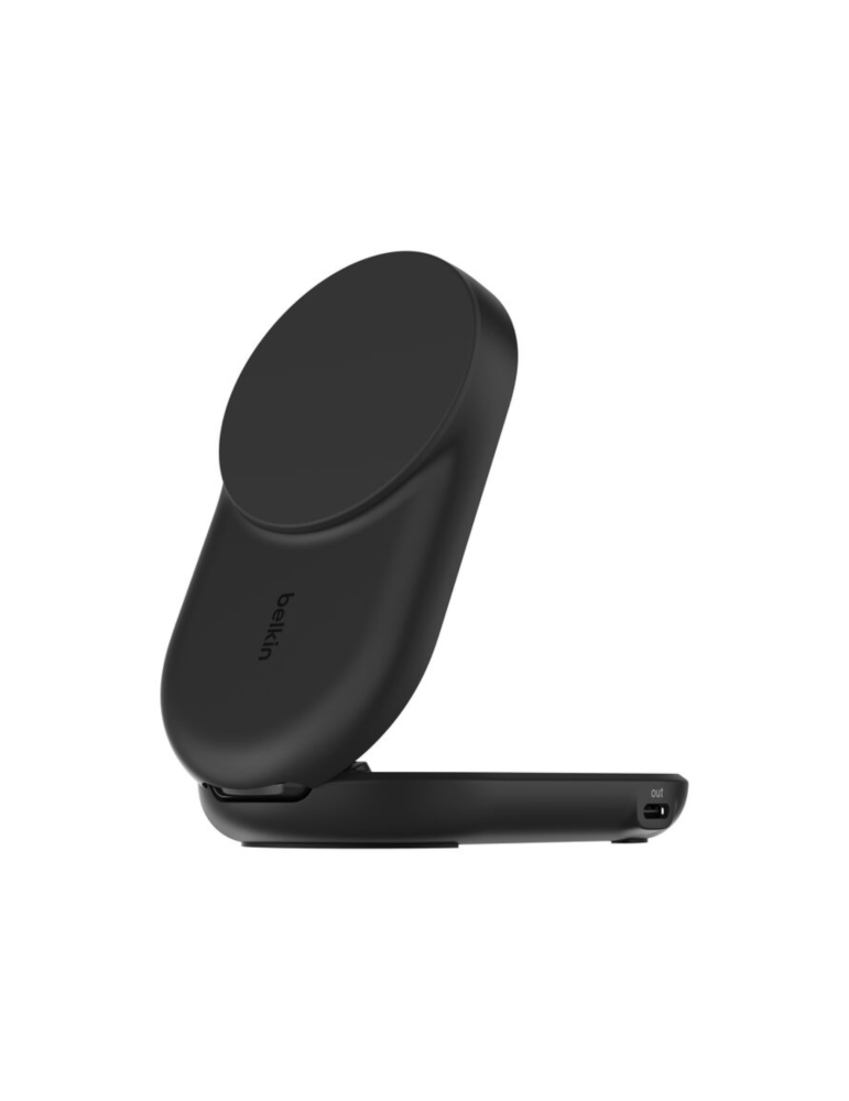BELKIN Station de Recharge Magnétique 2-en-1 Qi2 (25W) (Noir)