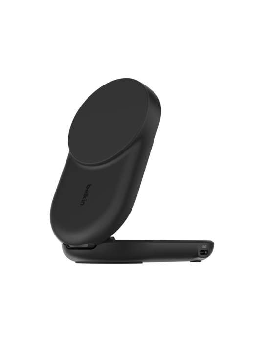 BELKIN Station de Recharge Magnétique 2-en-1 Qi2 (25W) (Noir)