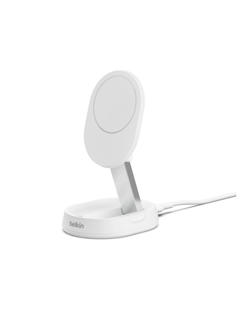 BELKIN Support de recharge magnétique Qi2 et pliable (15W) (Blanc)