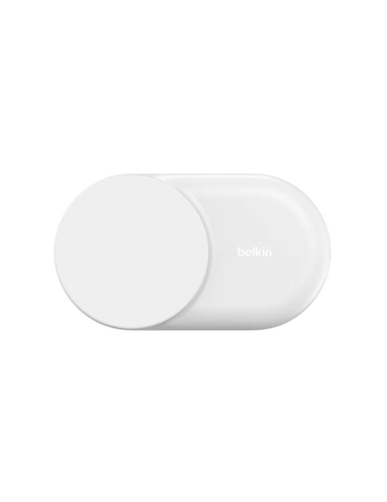 BELKIN Station de Recharge Magnétique 2-en-1 Qi2 (25W) (Blanc)