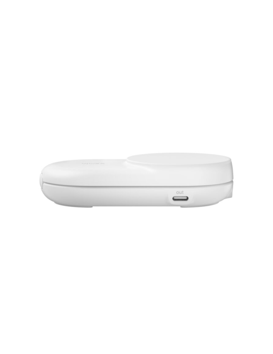 BELKIN Station de Recharge Magnétique 2-en-1 Qi2 (25W) (Blanc)