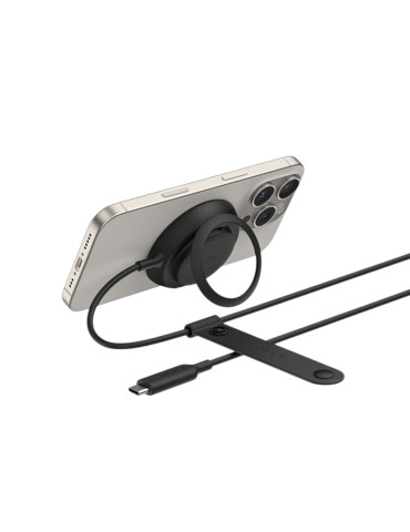 BELKIN Chargeur MagSafe Qi2 25W avec support (Noir)