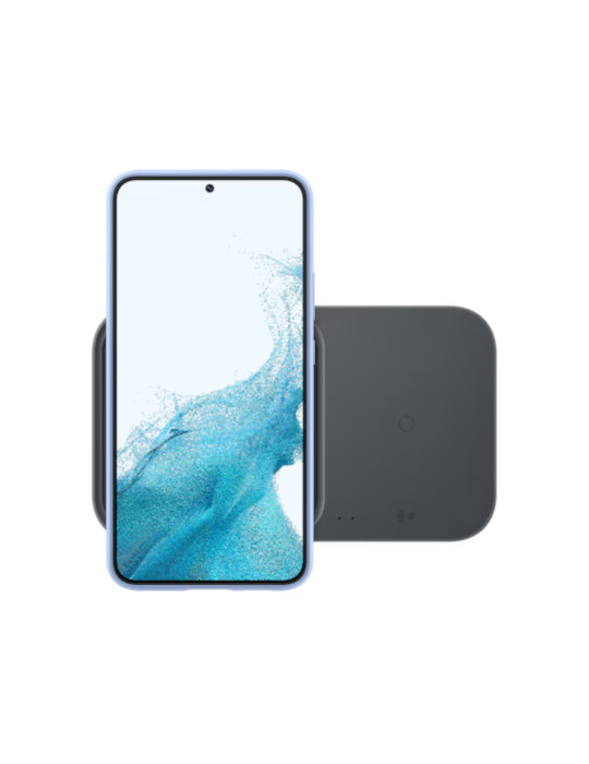 Samsung Chargeur Duo Sans Fil (15W) (Noir) | DOTIRI