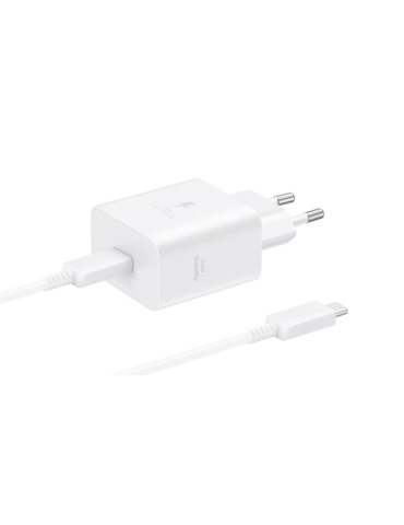 SAMSUNG Adaptateur Secteur USB-C 45W + Câble (Blanc) (Masterbox 10pcs)