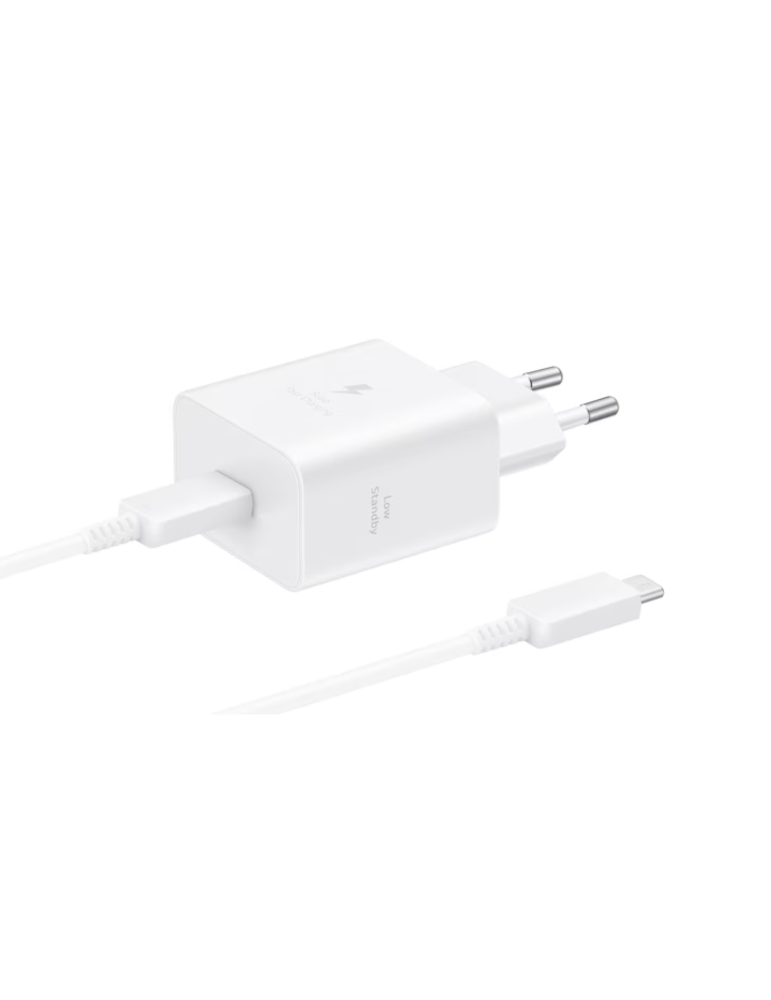 SAMSUNG Adaptateur Secteur USB-C 45W + Câble (Blanc) (Masterbox 10pcs)