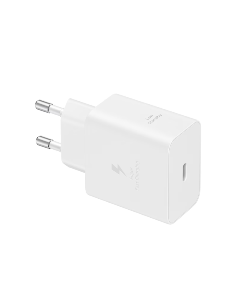 SAMSUNG Adaptateur Secteur USB-C 45W + Câble (Blanc) (Masterbox 10pcs)