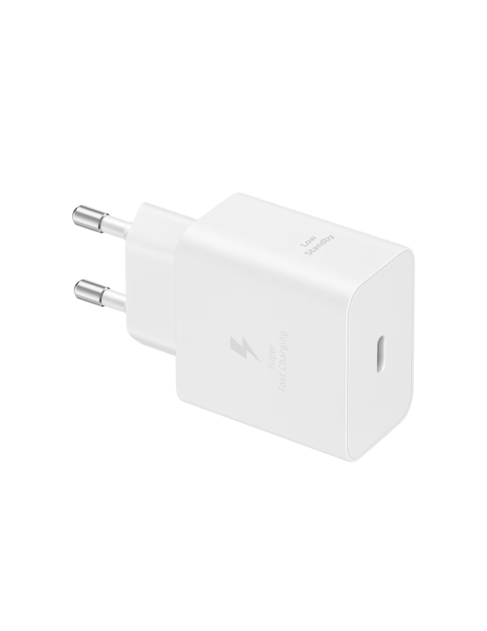SAMSUNG Adaptateur Secteur USB-C 45W + Câble (Blanc) (Masterbox 10pcs)