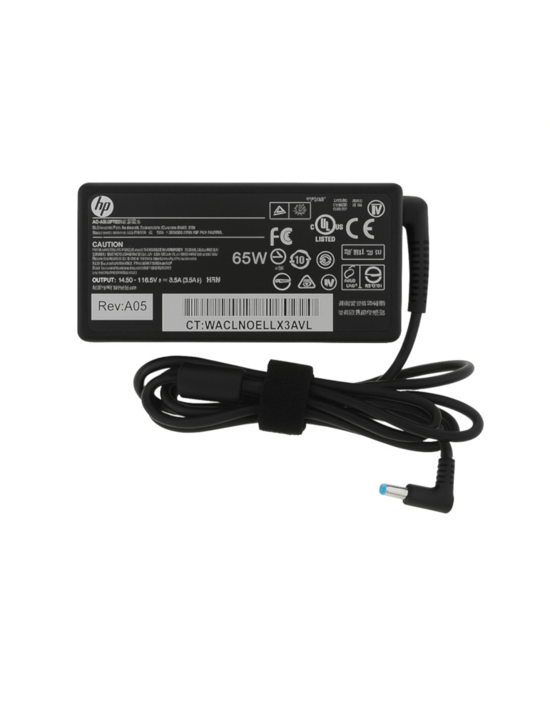 HP Chargeur Laptop 65W Blue Tip (Refurb)