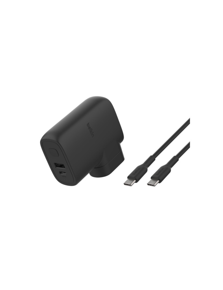 BELKIN Chargeur Secteur Hybride USB-C 25W + PowerBank 5K (Noir)