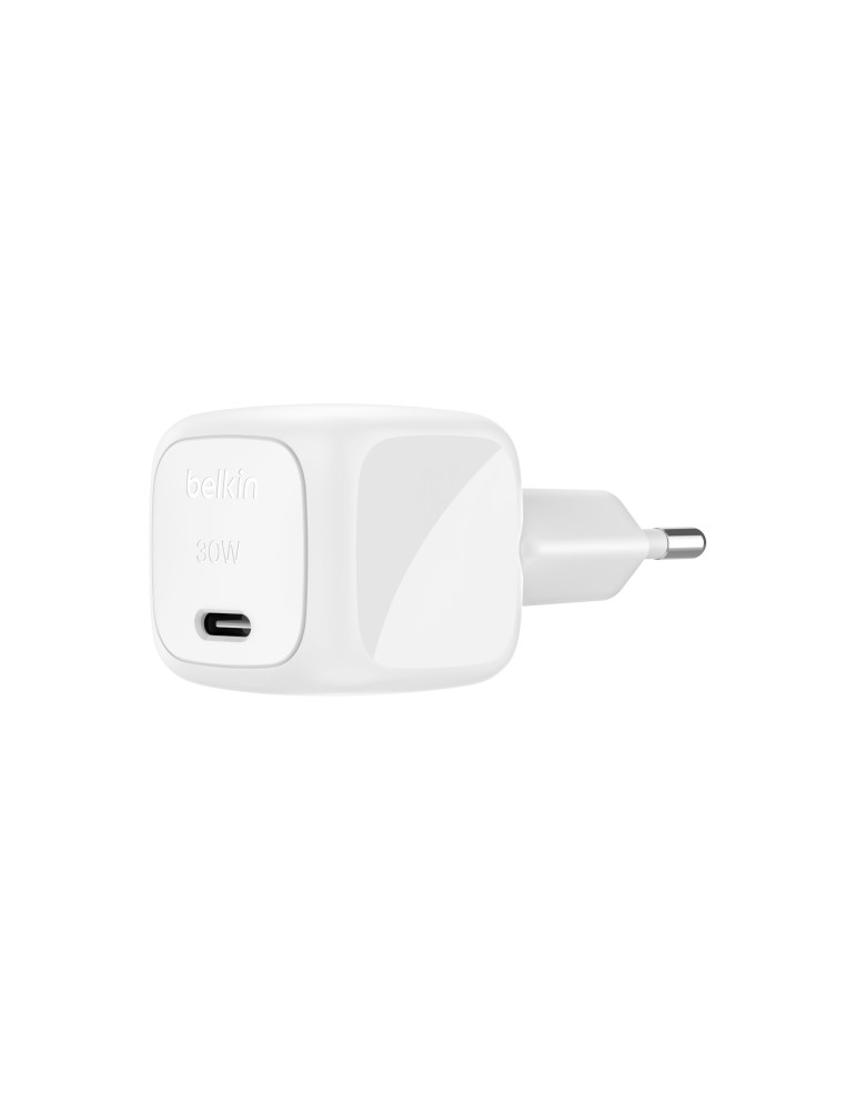 BELKIN Chargeur Secteur 30W + Câble USB-C vers Lightning 1m (Blanc)