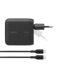 BELKIN Chargeur Secteur USB-C 100W avec Câble USB-C vers USB-C 1,5m (Noir)