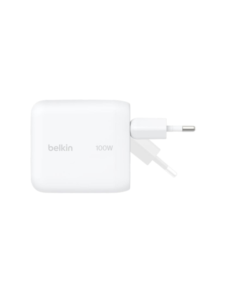 BELKIN Chargeur Secteur GaN USB-C 100W (Blanc) | DOTIRI