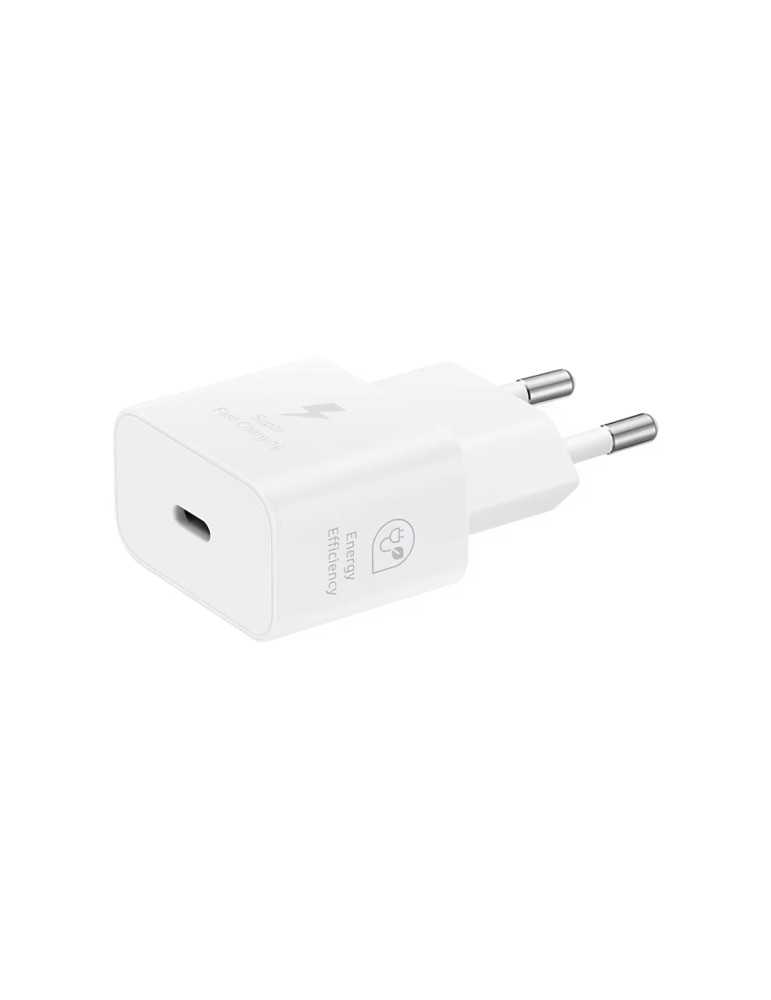SAMSUNG Pack Chargeur 25W + Câble USB-C (Blanc) | DOTIRI