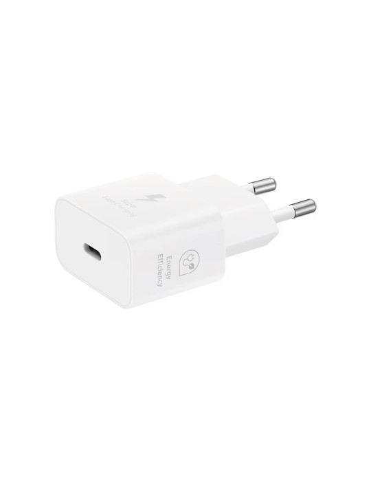 SAMSUNG Pack Chargeur 25W + Câble USB-C (Blanc) | DOTIRI