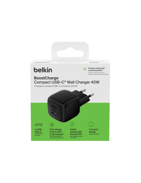 BELKIN Chargeur Secteur 45W USB-C (Noir) | DOTIRI