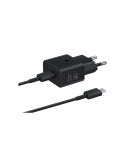 SAMSUNG Pack Chargeur 25W + Câble USB-C (Noir) | DOTIRI