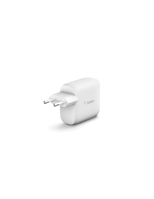 BELKIN Chargeur 24W + câble USB-C (2 USB-A) (Blanc)