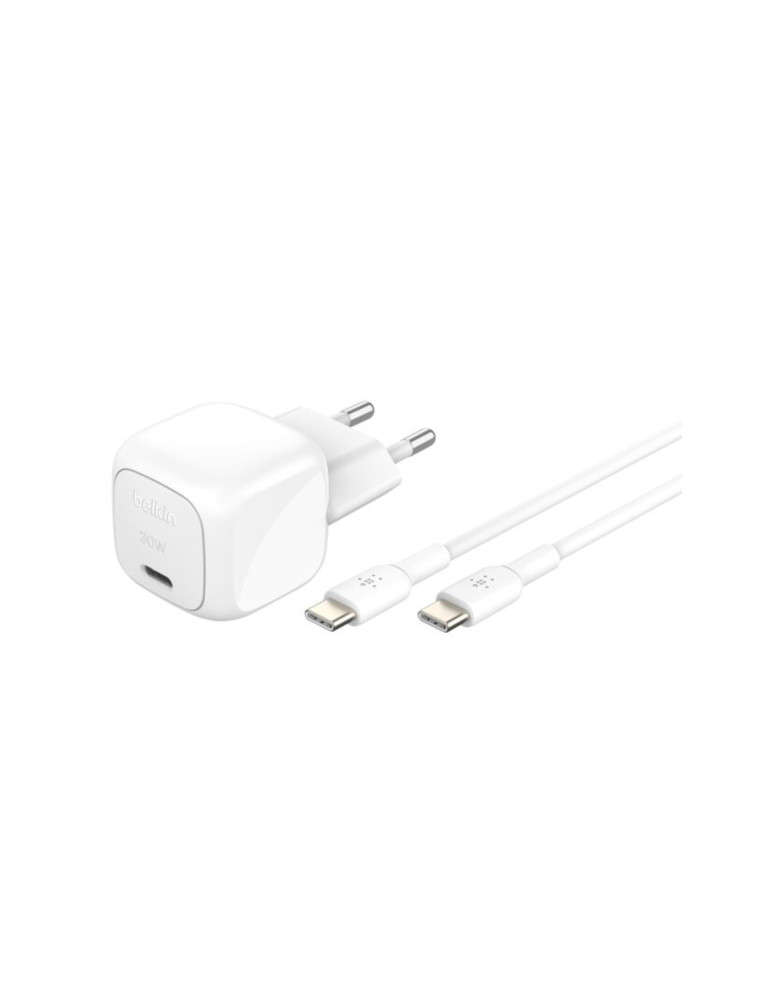 BELKIN Chargeur Secteur USB-C 30W + Cable USB-C | DOTIRI