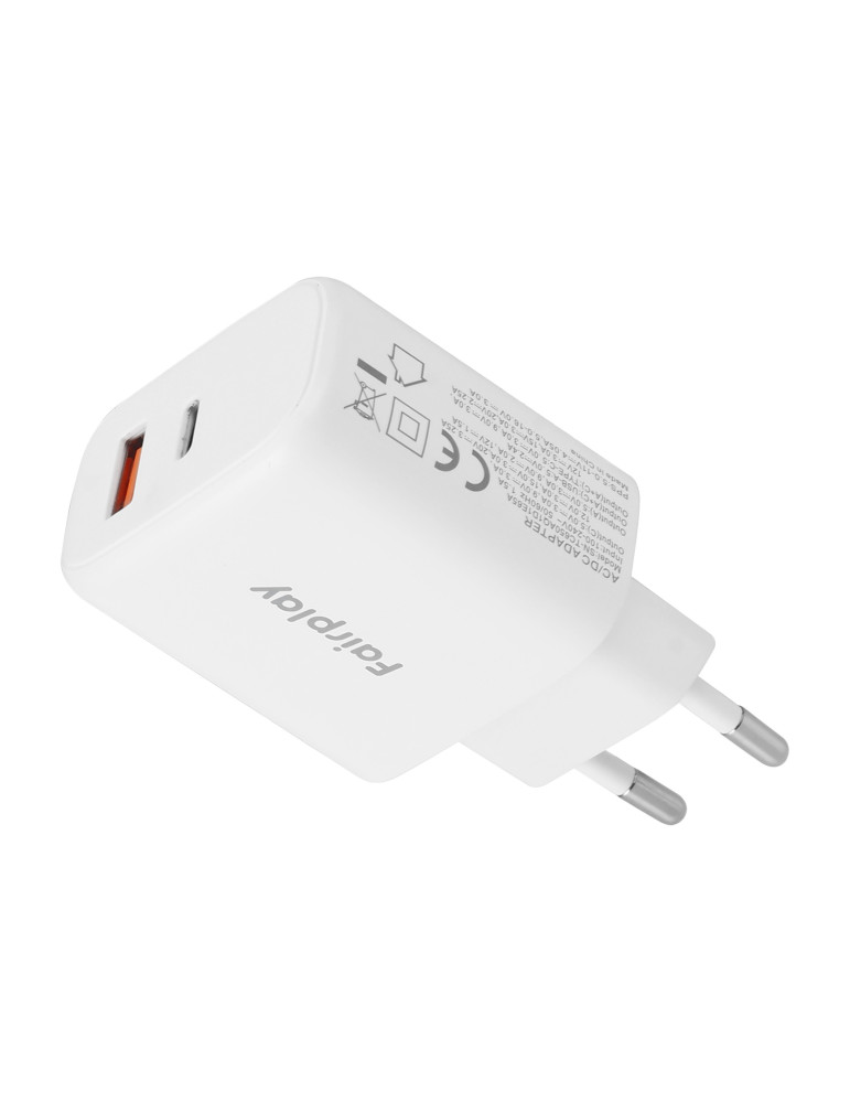 FAIRPLAY Chargeur 65W (USB-A + USB-C) | DOTIRI