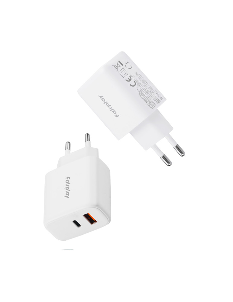 FAIRPLAY Chargeur 65W (USB-A + USB-C) | DOTIRI