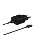 SAMSUNG Pack Chargeur 15W + Câble USB-C (Noir) | DOTIRI