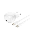 BELKIN Chargeur Secteur 20W + Câble USB-C vers USB-C 1m (Blanc)