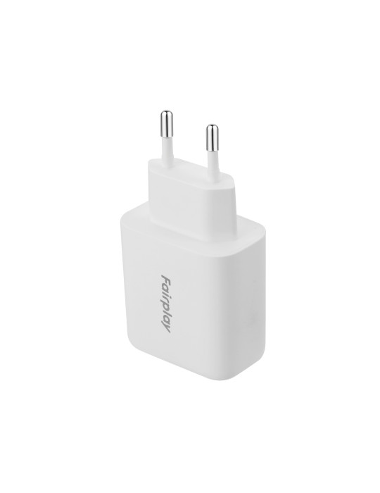 FAIRPLAY Chargeur 45W (USB-A + USB-C) (Blanc) | DOTIRI