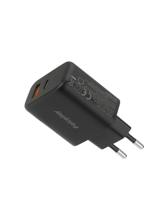 FAIRPLAY Chargeur 45W (USB-A + USB-C) (Noir) | DOTIRI