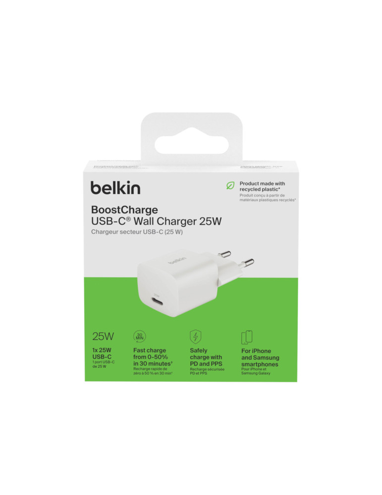 BELKIN Chargeur Secteur 25W (Blanc) | DOTIRI
