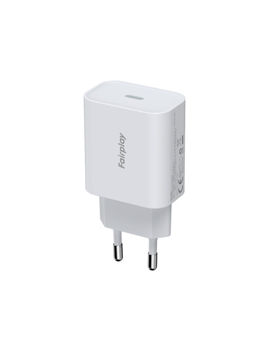 FAIRPLAY Chargeur 25W USB-C (Blanc) (Bulk) | DOTIRI