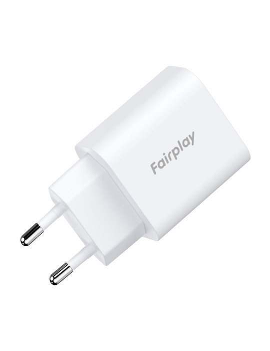 FAIRPLAY Chargeur 25W USB-C (Blanc) (Bulk) | DOTIRI