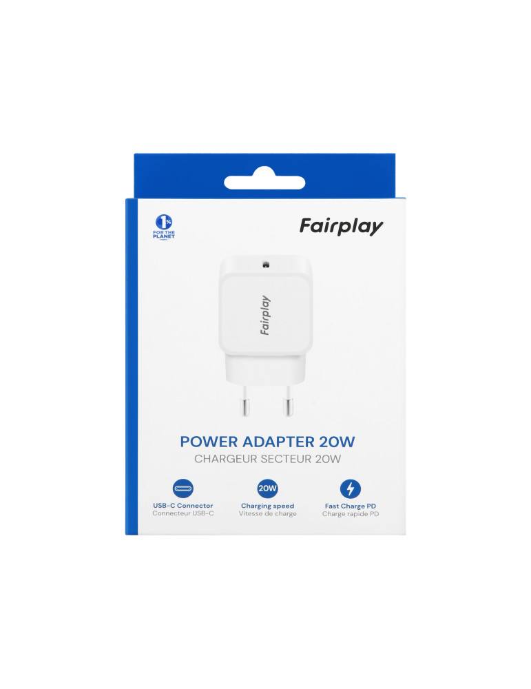 FAIRPLAY Chargeur 20W USB-C | DOTIRI