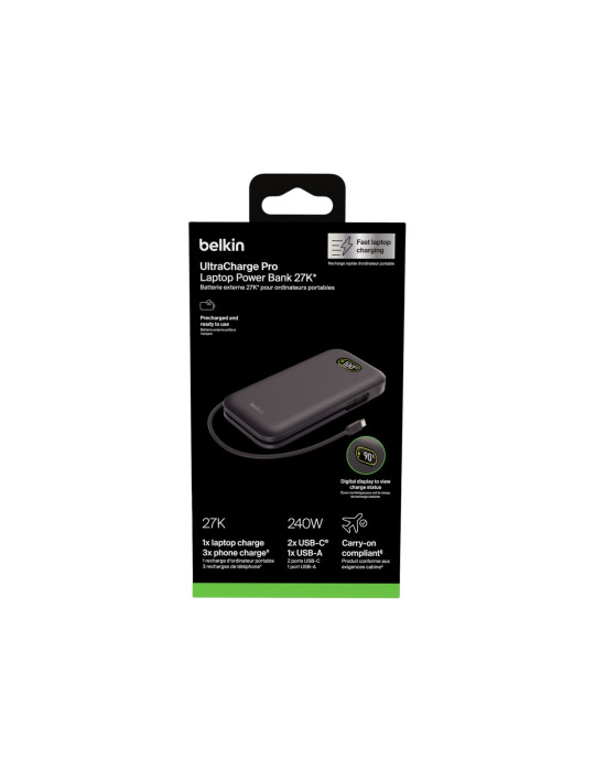 BELKIN PowerBank 27 000 mAh 240W (Noir) | DOTIRI