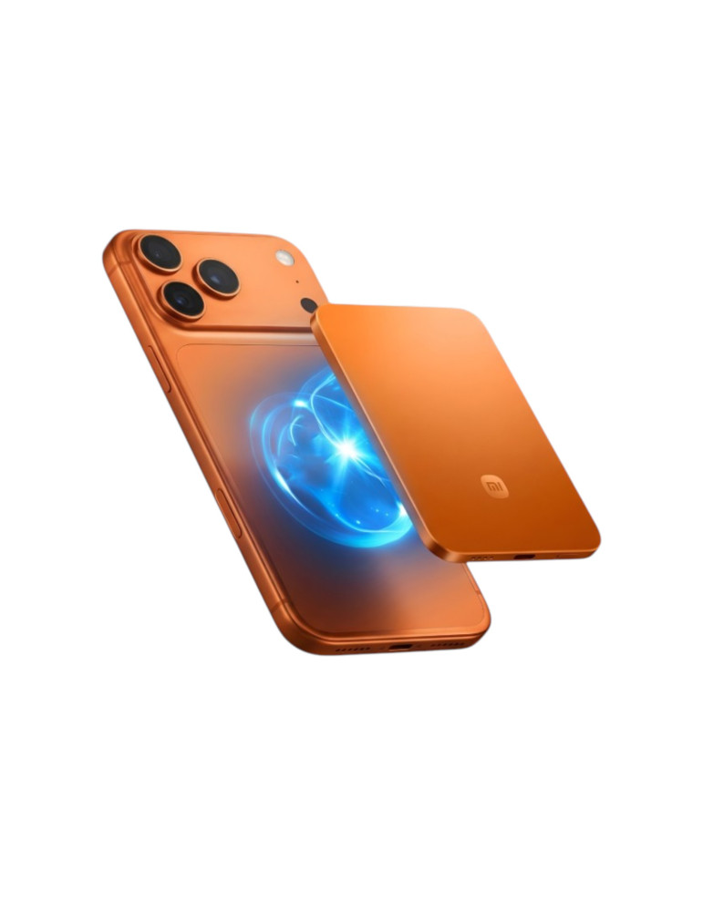Xiaomi PowerBank Magnétique UltraThin 5 000 mAh 15W (Orange)