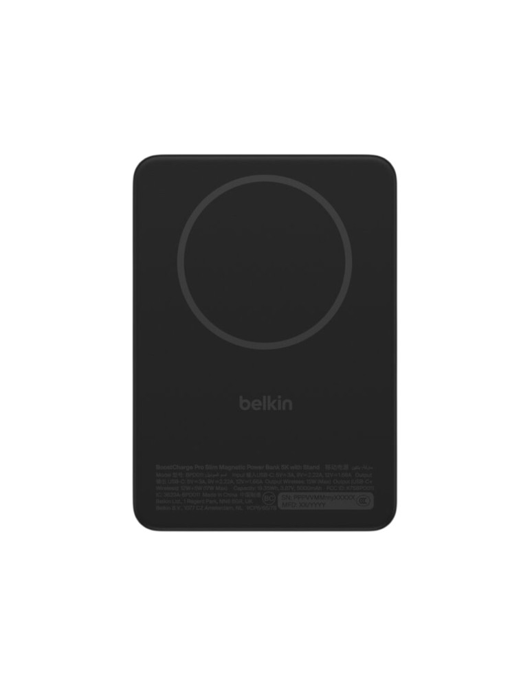BELKIN PowerBank Magnétique 5 000 mAh 20W (Noir) | DOTIRI