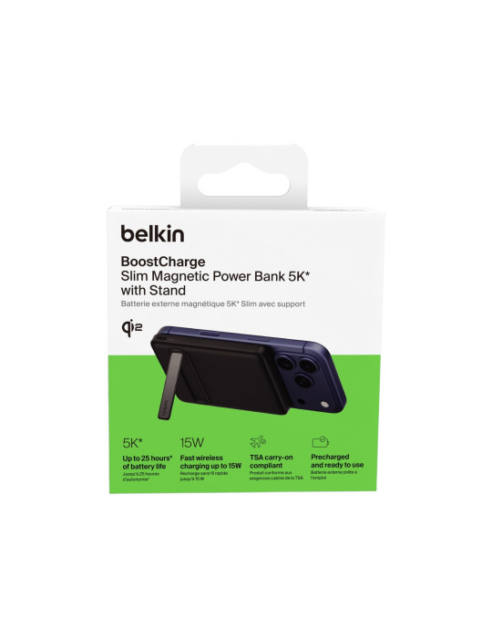 BELKIN PowerBank Magnétique 5 000 mAh 20W (Noir) | DOTIRI