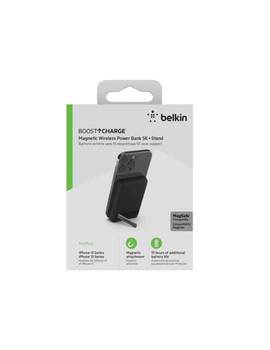 BELKIN PowerBank Magsafe 8 000 mAh Qi2 15W (Noir) | DOTIRI