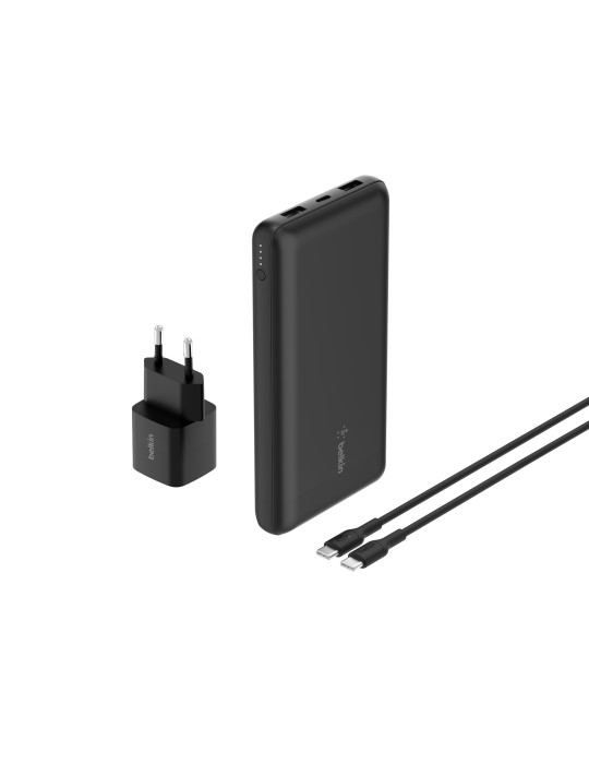 BELKIN PowerBank 20 000 mAh + Chargeur 25W + Câble USB-C vers USB-C