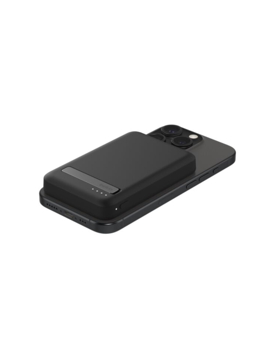 BELKIN PowerBank MagSafe 5 000 mAh 15W Avec Support Intégré (Noir)